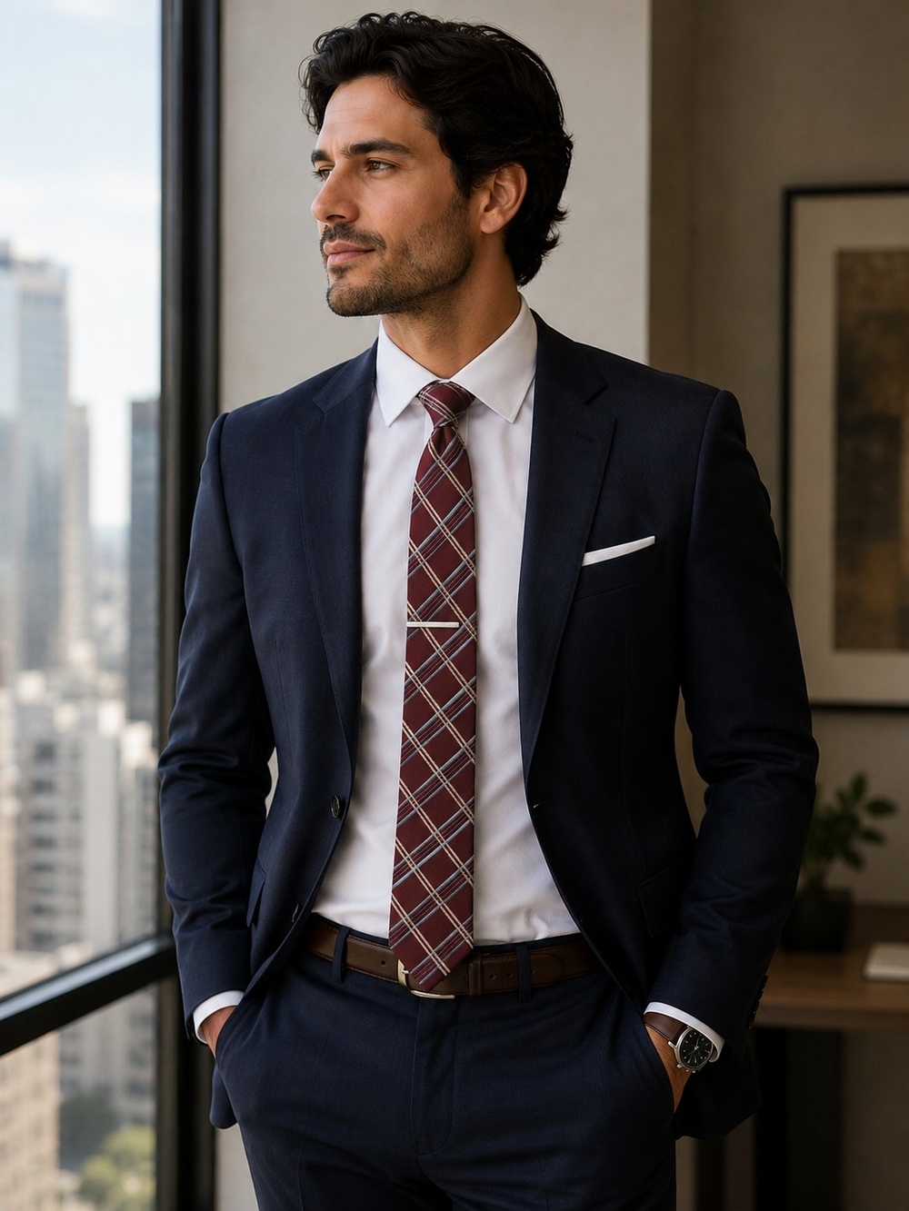 🏷️ Michael Kors Men’s Tie Bundle – 2 Designer Neck Ties